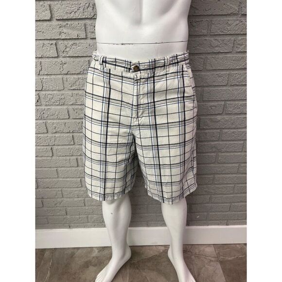 Covington Men Plaid Shorts Size 34 - Picture 1 of 8